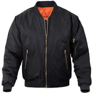 Men's Bomber  Jacket Casual Fall Winter Military Jacket and Coats Outwear